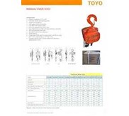 TOYO CHAIN BLOCK