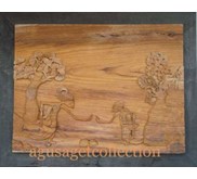 ' Ramayana In the Shadow' a Relief Wood Carving