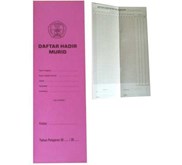 Buku Daftar hadir Murid