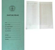 Buku Daftar Nilai Siswa
