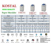 Mesin Penghancur Kertas Paper Shredder KOSTAL