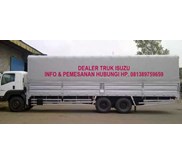 Wing Box/Truk Wing Box Aluminium & Terpal 9, 8 Meter Isuzu FVM 34W