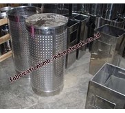 Tempat Sampah Stainless - Standing Ashtray