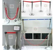 Pembatas Antrian Stainless - Tiang Antrian Stainless