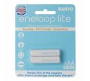 Battery Rechargeable AAA SANYO eneloop lite ( ISI 2) * GRATIS FlashDisk KingStone 64 GB