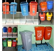 Tempat sampah fiber, Tong sampah fiberglass, Bak sampah fiber, Tempat sampah fiber pilah, Tong sampah roda, Kotak sampah fiber, Tempat sampah fiberglass, Tong sampah double