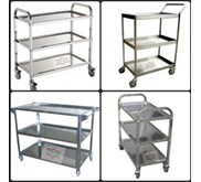 Trolley susun stainless | food trolley | trolley piring restaurant | rak stainless | lemari rak stainless | trolley makanan tiga susun | trolley hotel