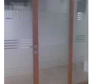 KACA FILM SANDBLAST UNTUK KACA PINTU KANTOR