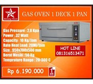 Oven Gas 1 Deck