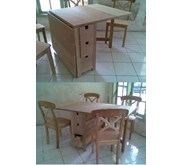 meja makan lipat serbaguna