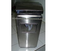tempat sampah stainless kotak | tong sampah stainless bulat | asbak stainless | stock tempat sampah stainless | standing ashtray