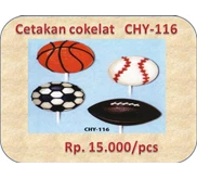 cetakan coklat chy-116