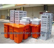 Tempat sampah fiber, Tong sampah fiber, Tempat sampah fiber pakai tiang, Tempat sampah kotak, tong sampah fiber bulat, Tong sampah fiber murah, Harga Tempat sampah fiberglass