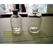 botol vial tutup karet