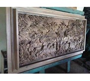 Relief ukiran ramayana