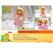 Boneka Disko sesuai Musik BBMR.DIS1.PK