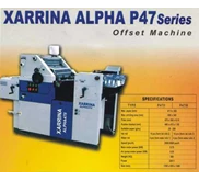 Mesin Cetak 47 Xarina 1 warna