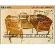SULTAN FURNITURE, Jual furniture jati ukir, supplier furniture ukir jati jepara, jual kursi tamu ukir jati, pengerajin set sofa tamu jati furniture ukir jati jepara, Indonesia supplier teak furniture sofa jati Code MPB 060