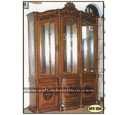 SULTAN FURNITURE, supplier furniture ukir jati Jual furniture ukir jati Jepara, lemari hias ukir jati almari jati ukir, furniture ukir jati lemari ukir jati, almari hias jati minimalis Code MPB 1064