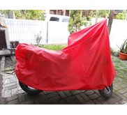 cover motor berbahan parasut halus
