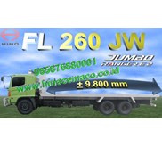 HINO JUMBO RANGER FL 260 JW Flatbad
