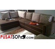 Sofa L-Shape Standard Fabric 4 Seaters