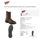Red Wing Safety Shoes Type 8241