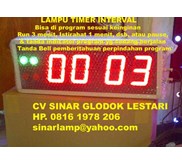 Lampu Timer Interval Display