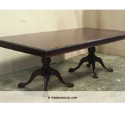 Rectangular Dining Table 220 Twin Legs