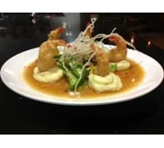 King Prawn On Mashed Potatoes