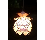capiz lotus hanging lamp