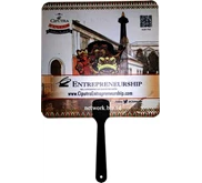 Kipas Promosi Bahan Plastik PP / PVC dan Art Carton