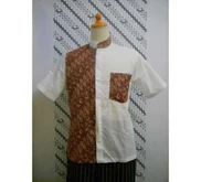 Koko Kombinasi Batik Pendek