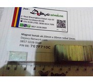 Magnet / Magnit Neodymium kotak uk.10mm x 20mm tebal 2mm