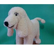 Boneka ANJING POODLE, mainan anak KUDA KUDAAN yang lucu DAN bisa dinaiki