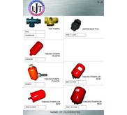 T-1 Tee Pompa, Water mur PVC, Tabung plastik, Tabung pompa air besi,