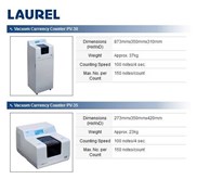 MHU NEW LAUREL VACUUM CURRENCY COUNTER PV-30 AND PV-35