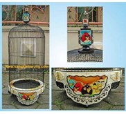 Sangkar Burung Love Bird Motif Angrybird Acrilik 1, Sangkar: Ciblek, Kenari, Kolibri, Blackstroot, Prenjak, Pleci.