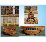 Sangkar Murai Batu Motif Shaolin Temple, Sangkar: kacer, poksai, jalak, jalak uren, cucak rowo.