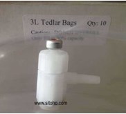TEDLAR BAGS INDONESIA, TEDLAR BAG 3 LITER, TEDLAR GAS SAMPLING BAG INDONESIA