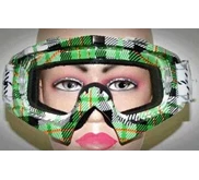 Kacamata/ Goggle Grayfosh Motif Batik Hijau
