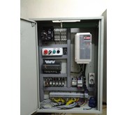 Panel control elevator menggunakan PLC dan Inverter Yaskawa L1000