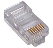 Konektor RJ45 Merk AMP CAT5E dan CAT6
