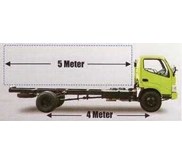 Dutro 110 LDL truck Ringan 6 Roda dgn Panjang bak s/d 5,5 M