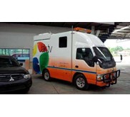 Mobil OB Van SNG Radio TV Outdoor Broadcasting Satellite News Gathering Karoseri