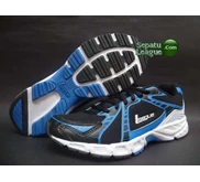 SEPATU RUNNING LEAGUE STINGRAY MEN Sky.Diver/ Black/ White