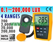LUX METER LIGH METER 200, 000 Lux Murah