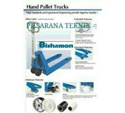 BISHAMON HAND PALLET TYPE BM BISHAMON HAND PALLET BISHAMON HAND PALLET & BISHAMON STACKER BLUE SERIE MADE IN JAPAN STOCKIST HAND PALLET