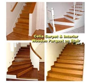 Wooden Parquet ( Parket Kayu) di tangga