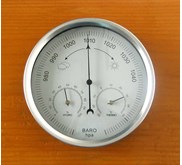 Barometer ( dengan thermometer dan hygrometer)